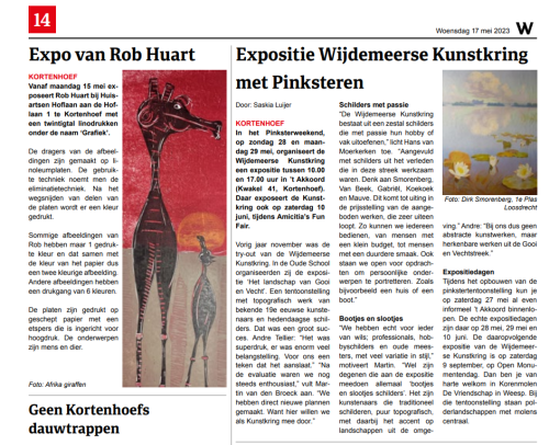 Weekblad Wijdemeren Mei 2023 - Expositie Pinksteren.png